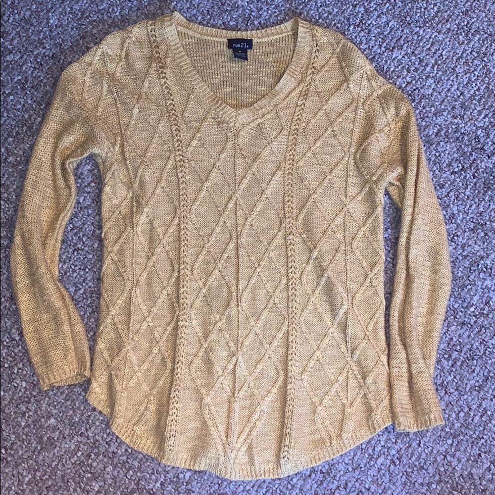 Golden Yellow Sweater